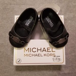 Micheal Kors Black baby shoes